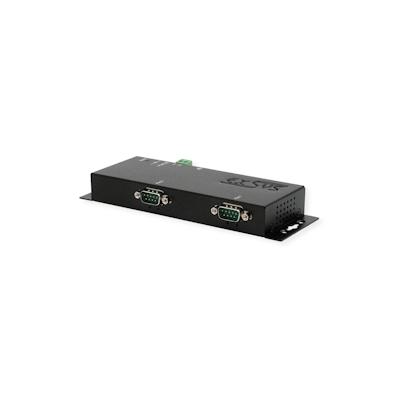 EXSYS EX-6112-2 Ethernet zu Seriell 2 x RS-232 mit 9 Pin Stecker Image