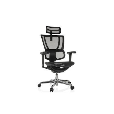 Bürostuhl / Chefsessel ERGOHUMAN SLIM ULTRA GEN2 Netzstoff schwarz hjh OFFICE Image