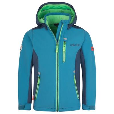 Trollkids - Kid's Balestrand Jacket - Softshelljacke Gr 116 blau Image