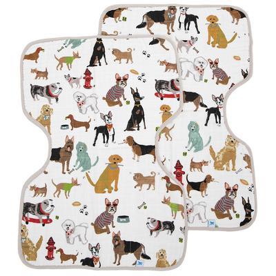 Little Unicorn Cotton Muslin Burp Cloth 2 Pack - Woof