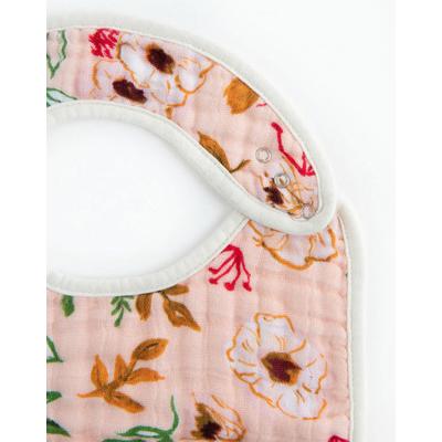 Little Unicorn Cotton Muslin Classic Bib, 3 Pack - Vintage Floral