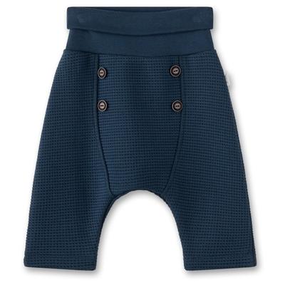 Sanetta - Baby Boy's Trouser Pure Waffle Fleece - Freizeithose Gr 68 blau