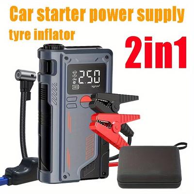 TEMU 5000a Car Air , Box 150psi Battery Tire , Car Battery Charger Portable For 2.64 Gallon .38 Gallon