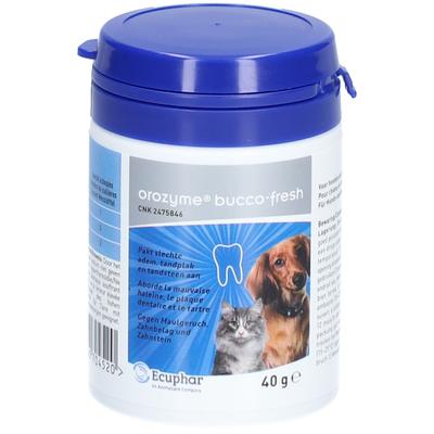 Ecuphar Orozyme Bucco-Fresh PlaqueOff f.Hund/Katze 1x40 g Pulver Image