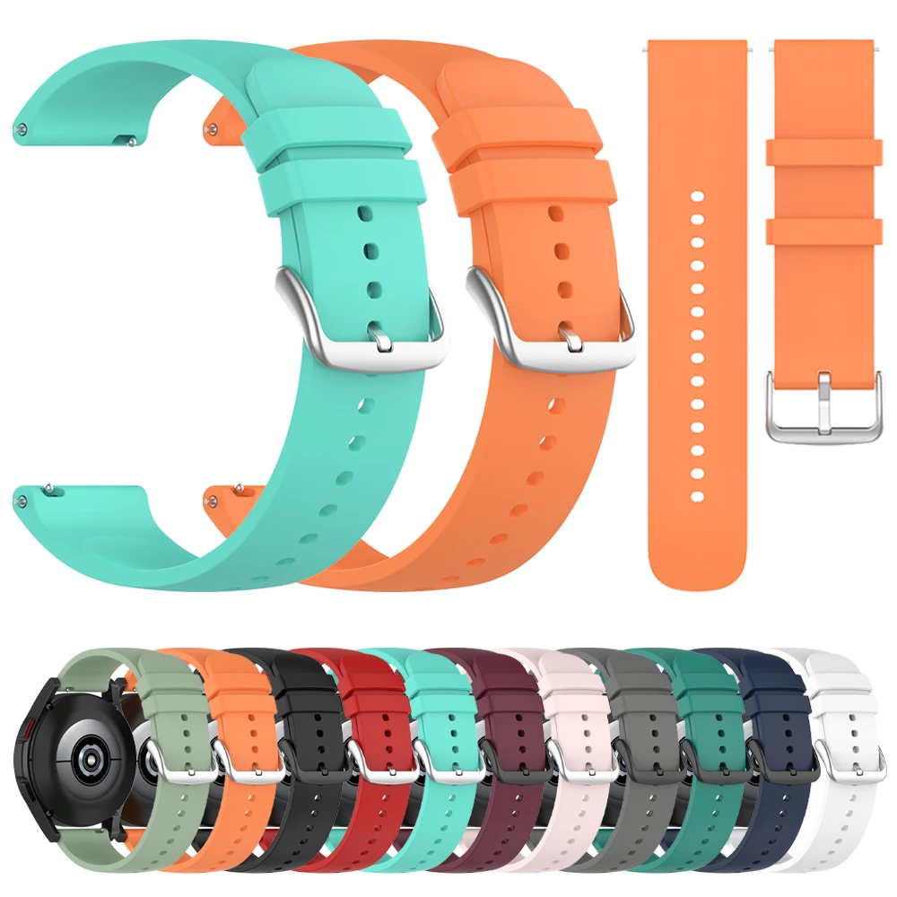 20mm 22mm Armband Für TicWatch Pro 3 Ultra Uhr Band GPS/LTE Für Ticwatch GTX S2 E2 E3 GTH/GTW Sport Silikon Armband Armband Image