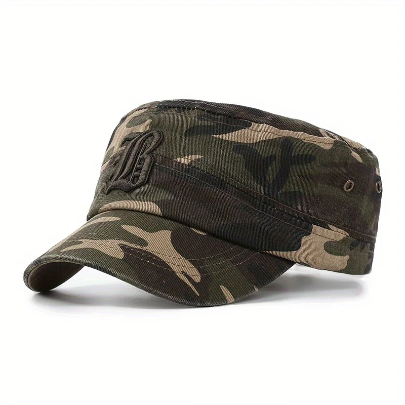 1pc Outdoor Flat Top Tarnung Baseball mütze, Herrenmode Sonnenhut Image