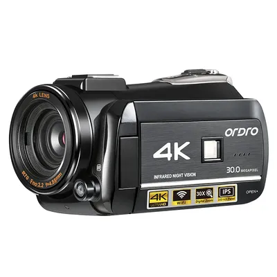 Ordro ac3 4k digitale Videokamera Camcorder Infrarot Nachtsicht Webcam Funktion für Youtube Vlog Videos Home Use Recorder