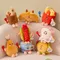 Cartoon Französisch Frites Baguette Instant Nudeln Toast Plüsch Puppe Kreative Lustige Gefüllte Huhn Burger Anhänger Dekor Baby Spielzeug Geschenk