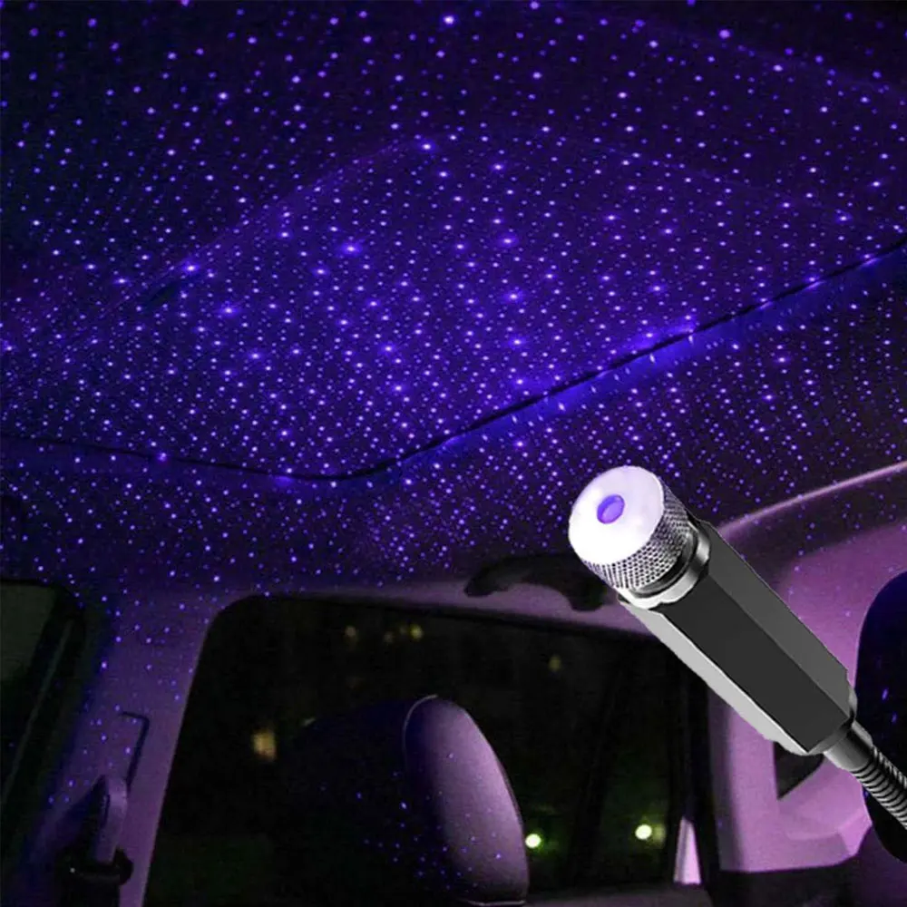 LED Sternenhimmel Projektor Nachtlicht Romantisches USB Nachtlicht Einstellbare USB Auto Lichter Auto Dach Deckenleuchte Schlafzimmer Licht