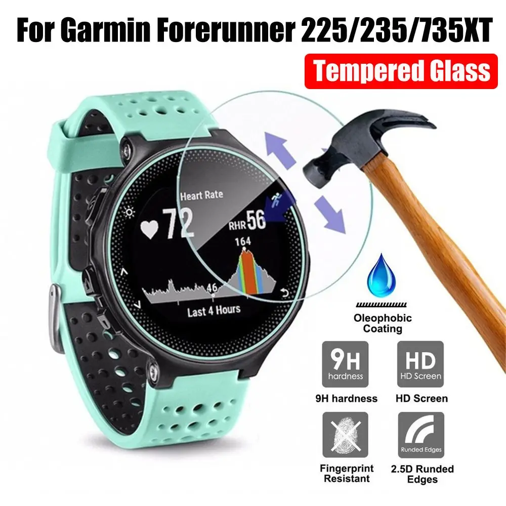 Für Garmin Vorläufer 735xt Premium Displays chutz folie aus gehärtetem Glas Image