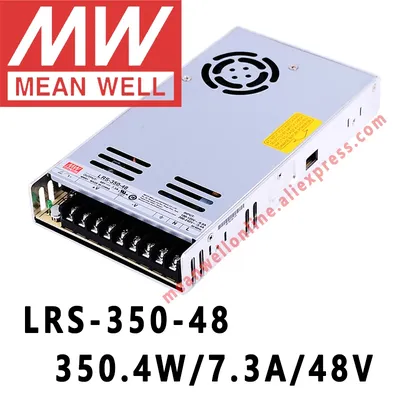 Mittelwert gut LRS-350-48 Meanwell 48V/7,3 A/350W DC Single Output Schalt netzteil Online-Shop