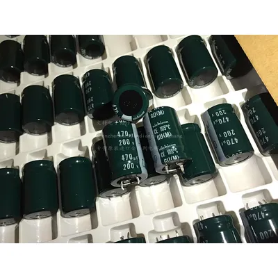 Nichicon importiert Elektrolytkondensatoren 200v470uf 25*35 GU-Serie 470uf 200v Image