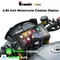 Srnubi 3,5-Zoll-tragbare Motorrad DVR drahtlose Apple Carplay Android Auto LCD-Display IP67 wasserdichte Monitor GPS-Navigation