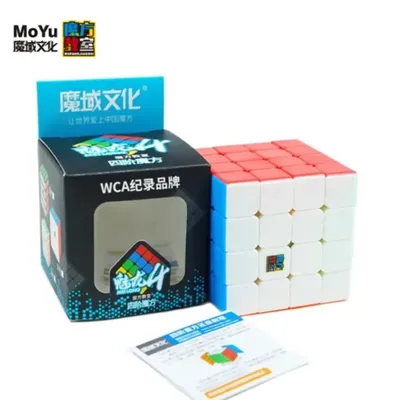 [Picube] MoYu Meilong 4x4 Zauberwürfel 4x4x4 Geschwindigkeitswürfel Magisches Puzzle Strickerless Magico Cubo Mini-Größe Würfelspielzeug für Kinder Image