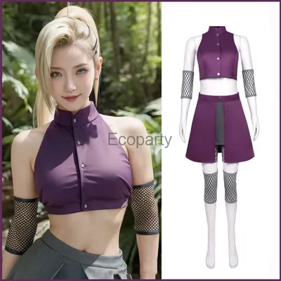 Neue japanische Anime Ninja Kostüme ino Shika Cho Cosplay Kostüm für Frauen Halloween Karneval Party Image