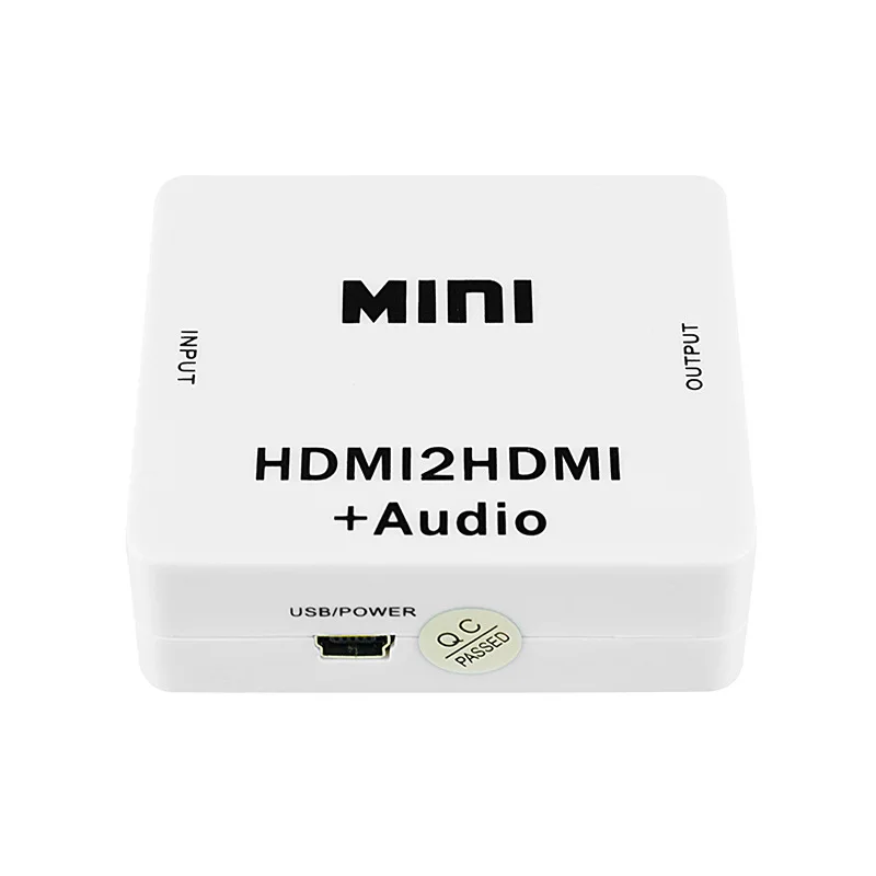 1080P HDMI-kompatibel Audio Extractor HDMI-kompatibel zu 3,5mm Jack AUX Audio Konverter für TV-box PC Lautsprecher Laptop HDTV Image