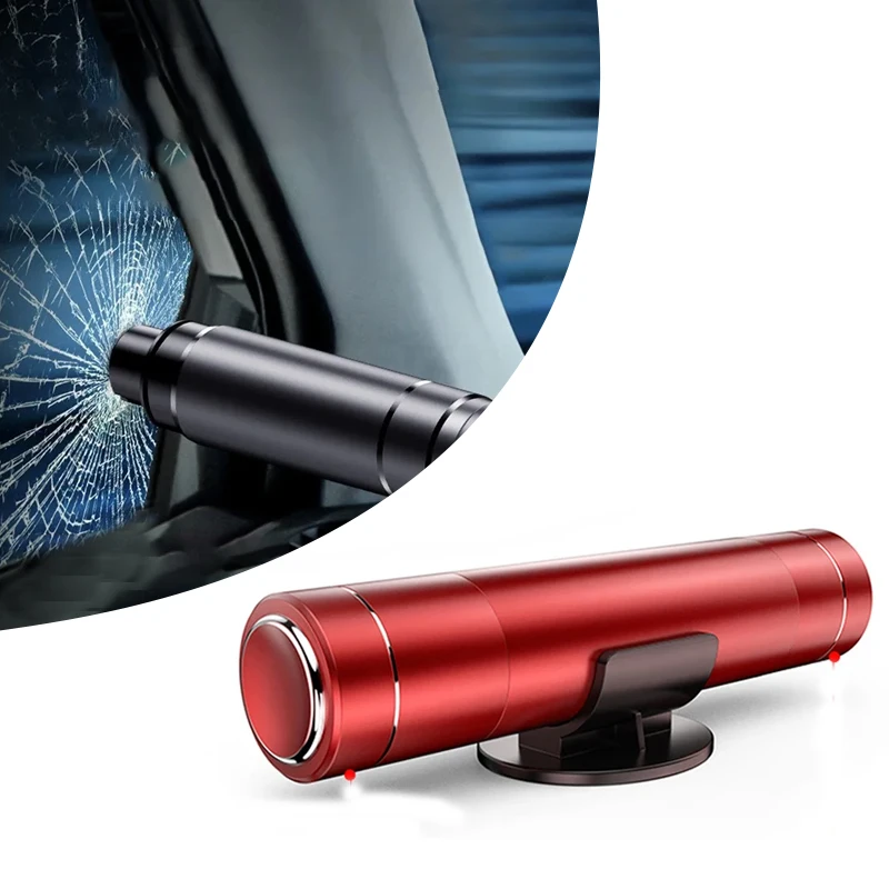 Autos icherheits hammer Auto Notfall Glasfenster brecher Sicherheits gurts ch neider lebens rettender Auto Notfall Aluminium legierung Flucht hammer Image
