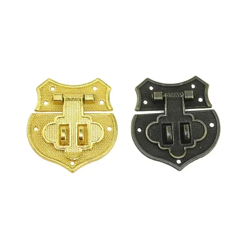 2pc antike Vorhänge schloss Bronze/Gold Box Hasp Lock Catch Riegel für Schmucks cha tulle Koffer Schnalle Verschluss Möbel Hardware Zubehör