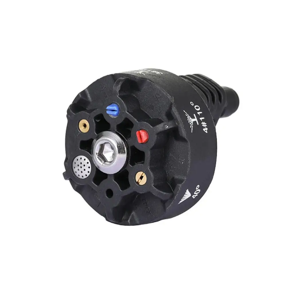 6 in 1 Hochdruck reiniger düse einstellbare 3000 psi Düse mit 1/4 ''Schnell kupplungs pistolen adapters chläuche Auto waschanlage Image
