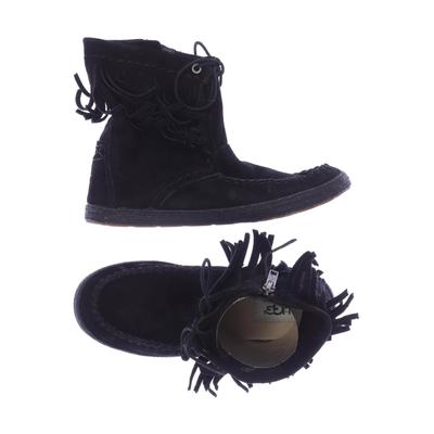 UGG Damen Stiefelette, Gr. 36, schwarz, Leder