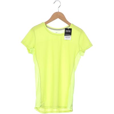 Nike Damen T-Shirt, Gr. 38, neon, Synthetik