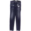 le temps des cerises Damen Jeans, Gr. 24, blau, Elasthan, Baumwolle, Synthetik