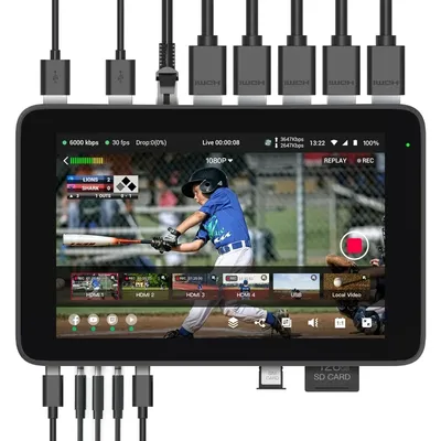 The Ultimate Horizontal/Vertical Live Streaming Equipment Switcher Monitor Encoder Recorder, for