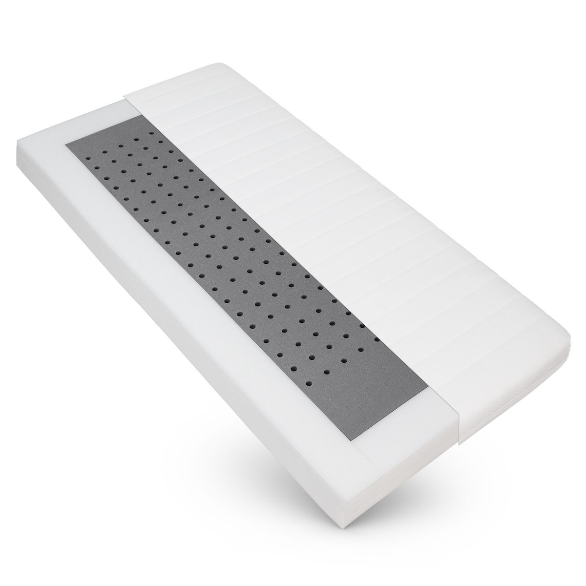 Sleepneo Matratze 70x140 mit rundum Trittkante, Höhe ca. 11cm, Bezug waschbar, CertiPUR Image