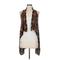 Mascara Cardigan Sweater: Brown - Women