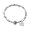 Silberarmband ONE ELEMENT "Armband aus 925 Silber Ø 54,0 mm mit Gummiband", silber, Armbänder, Damen, Damen Silber Schmuck Kugelkette