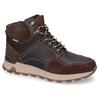 Schnürboots CAMEL ACTIVE, Herren, Gr. 44, braun, Leder, Basic, Schuhe, Schnürboos, High Top Sneaker, Winterboots mit Wechselfußbett