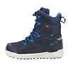 Winterstiefel TROLLKIDS "KIDS FINNMARK WINTER BOOTS", Gr. 32, blau (navy, medium blau), Leder, Synthetik, mehrfarbig, sportlich, Schuhe, wasserdicht, Schnellverschluss mit Schnürsenkel