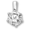 Ketten-Anhänger ONE ELEMENT "Zirkonia Anhänger aus 925 Silber", silber, Schmuckanhänger, Damen, mit Zirkonia, Silber 925 (Sterlingsilber), Damen Silber Schmuck