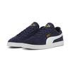 Sneaker PUMA "PUMA Club II Suede Sneakers Erwachsene", Gr. 43, blau (navy weiß gold blau), Obermaterial: Textil, Synthetik, Kuhleder; Futter: Textil; Innensohle: Textil; Laufsohle: Gummi, Schuhe