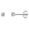 Paar Ohrhänger ONE ELEMENT "0.20 ct Diamant Brillant Ohrringe Ohrstecker aus 585 Weißgold", silber, Ohrringe, Damen, Damen, 0.20 ct, Weißgold 585-Diamanten, Weißgold 585, Diamanten, Damen Gold Schmuck