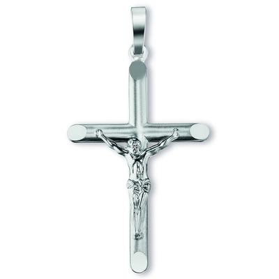 Ketten-Anhänger ONE ELEMENT "Kreuz Anhänger aus 925 Silber", silber, Schmuckanhänger, Damen, Silber 925 (Sterlingsilber)