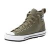 Sneaker CONVERSE "CHUCK TAYLOR ALL STAR BERKSHIRE BOOT WATER-REPELLENT", Gr. 37,5, grün (utility, light filed surplus), Textil, sportlich, Schuhe, wasserabweisend