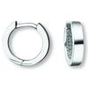 Paar Creolen ONE ELEMENT "Ohrringe Creolen aus 925 Silber Ø 11,5 x 2,6 mm", silber, Ohrringe, Damen, Damen, Silber 925 (Sterlingsilber), Damen Silber Schmuck