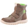 Winterstiefel NATURINO "GEMINAE 3 VL Weite: schmal", Kinder, Gr. 35, braun, Veloursleder, Textil, kontrastfarbene Details, casual, Schuhe, Snowboots mit Warmfutter, Größenschablone zum Download