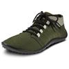 Barfußschuh LEGUANO "BEAT", Damen, Gr. 37, grün (dunkelgrün), Textil, sportlich, Schuhe, Freizeitschuh, Halbschuh, Schnürschuh für Maschinenwäsche geeignet