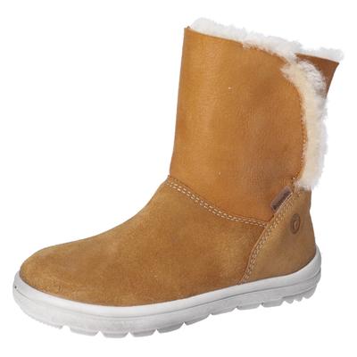 Winterboots RICOSTA "Nanuk WMS: normal", Kinder, Gr. 37, braun, Leder, casual, Schuhe, Schlupfboot, Snowboots mit Warmfutter Image