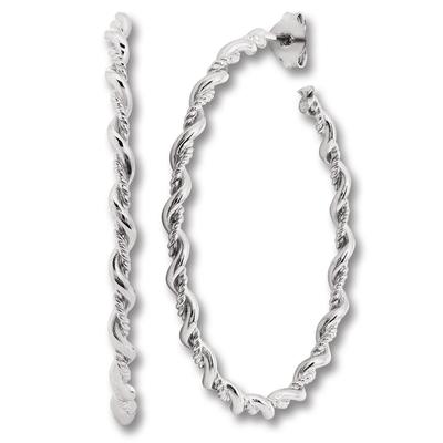 Paar Creolen ONE ELEMENT "Ohrringe Creolen aus 925 Silber", silber, Ohrringe, Damen, Damen, Silber 925 (Sterlingsilber), Damen Silber Schmuck