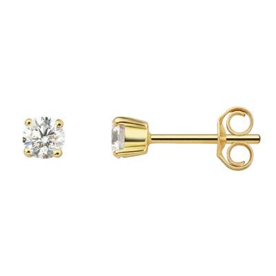 Paar Ohrhänger ONE ELEMENT "0.40 ct Diamant Brillant Ohrringe Ohrstecker aus 585 Gelbgold", gold, Ohrringe, Damen, Damen, 0.40 ct, Diamanten, Damen Gold Schmuck Image