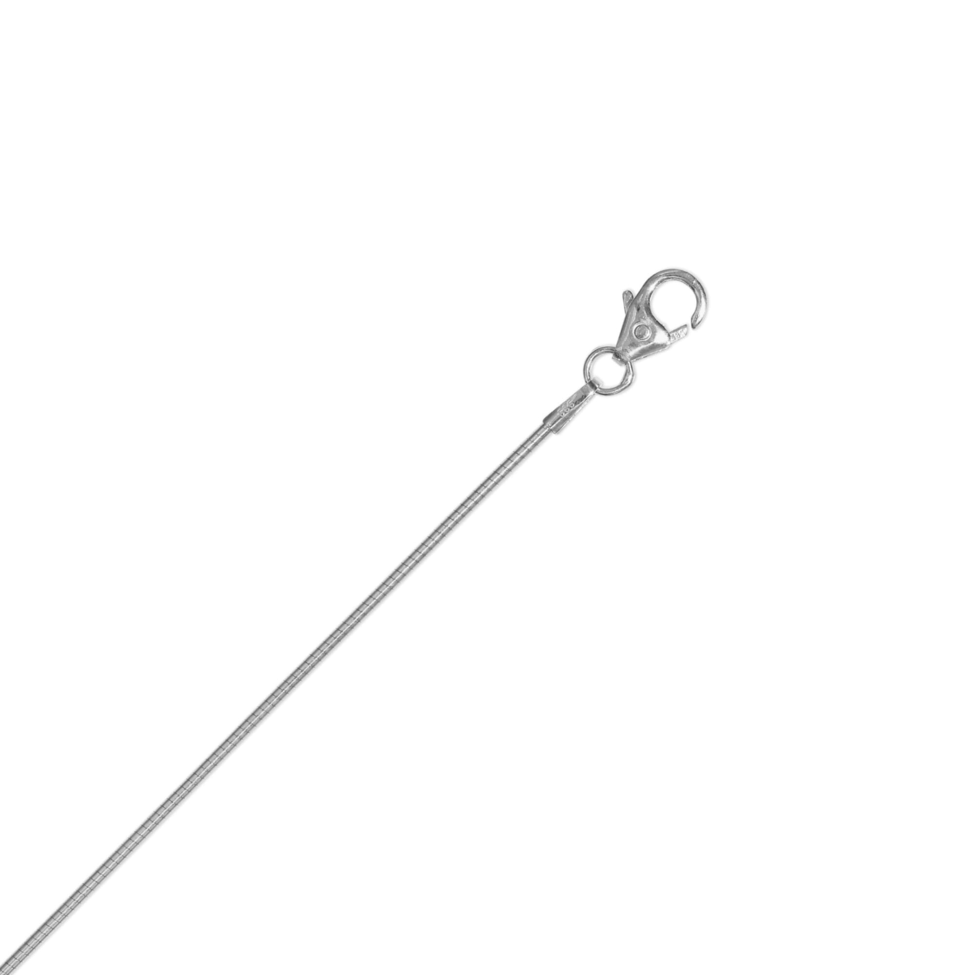 Goldkette ONE ELEMENT "Halskette Tonda rund Reif aus 585 Weißgold Ø 1 mm" Gr. 45, silber, Halsketten, Damen, 45, Gold Weißgold 585, Gold, Weißgold 585, Goldkette, Formschön & ausgewogen – dezente Anmutung mit Stil