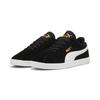 Sneaker PUMA "PUMA Club II Suede Sneakers Erwachsene", Gr. 48, schwarz-weiß (schwarz, weiß gold), Obermaterial: Textil, Synthetik, Kuhleder; Futter: Textil; Innensohle: Textil; Laufsohle: Gummi, Schuhe