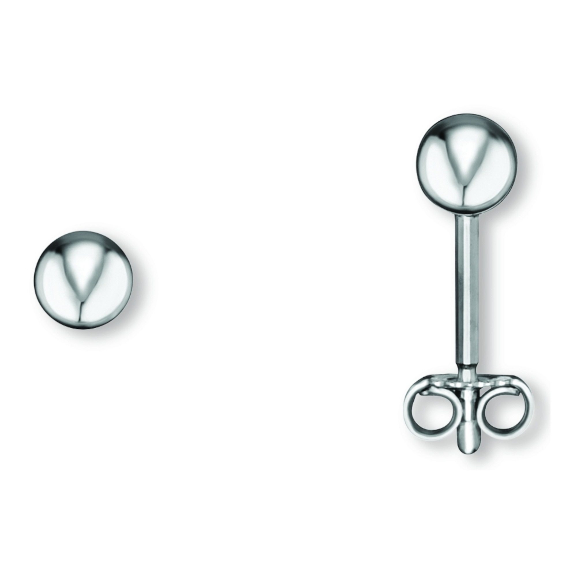 Paar Ohrhänger ONE ELEMENT "Kugel Ohrringe Ohrstecker aus 925 Silber", silber, Ohrringe, Damen, Damen, Silber 925 (Sterlingsilber), Fein gefertigt – ein Zeichen mit besonderer Bedeutung Image
