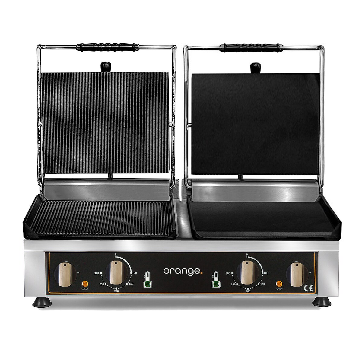 orange. orange Doppel-Kontaktgrill, oben gerillt/ glatt, 820x500x300mm Image