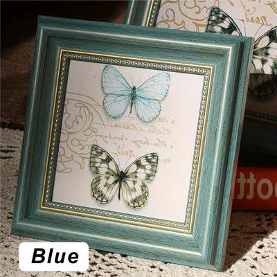 TEMU Simple Picture Frame, 1pc - Vintage Frame Suitable For Desktop Or Wall Mounting. Image