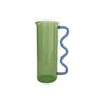 Sophie Lou Jacobsen - Carafe Wave - Vert - Verre borosilicaté - Designer Sophie Lou Jacobsen