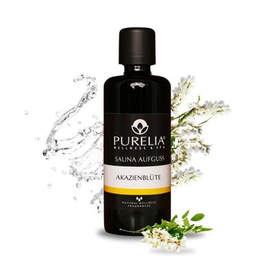 Saunaaufguss Konzentrat Akazienblüte 100 ml natürlicher Sauna-aufguss - reine ätherische Öle